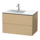 Duravit Waschtischunterschrank L-Cube 82x48,1x55cm, 2 La, Beck. li, Ei Nat-1