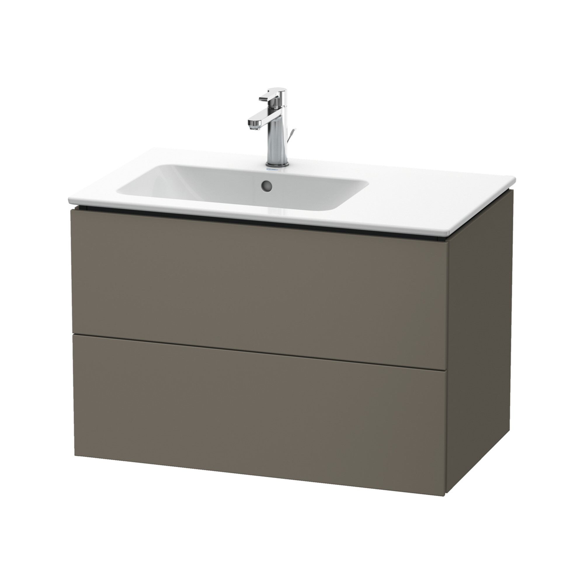 Duravit Waschtischunterschrank L-Cube 82x48,1x55cm, 2 SBK, B L, f Gr s-matt