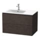 Duravit Waschtischunterschrank L-Cube 82x48,1x55cm, 2 SBK, B li, Ei dkl. geb.-1