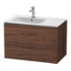 Duravit Waschtischunterschrank L-Cube 82x48,1x55cm, 2 SBK, B li, Nussb dkl.-1