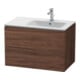 Duravit Waschtischunterschrank L-Cube 82x48,1x55cm, 2 SBK, B re, Nussb dkl.-1