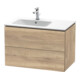 Duravit Waschtischunterschrank L-Cube 82x48,1x55cm, 2 SBK, Beck. li, Ei marm.-1