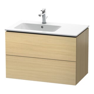 Duravit Waschtischunterschrank L-Cube 82x48,1x55cm, 2 SBK, Beck. li, med. Ei