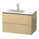 Duravit Waschtischunterschrank L-Cube 82x48,1x55cm, 2 SBK, Beck. li, med. Ei-1