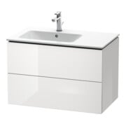 Duravit Waschtischunterschrank L-Cube 82x48,1x55cm, 2 SBK, Beck. li, we. hgl