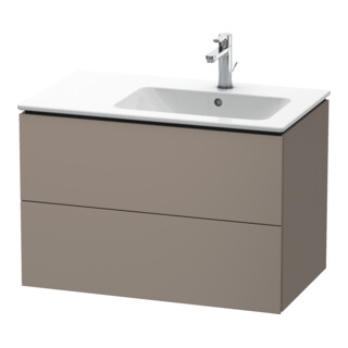 Duravit Waschtischunterschrank L-Cube 82x48,1x55cm, 2 SBK, Beck. re, bas. ma