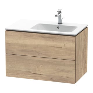 Duravit Waschtischunterschrank L-Cube 82x48,1x55cm, 2 SBK, Beck. re, Ei marm.