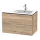 Duravit Waschtischunterschrank L-Cube 82x48,1x55cm, 2 SBK, Beck. re, Ei marm.-1