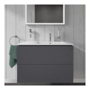 Duravit Waschtischunterschrank L-Cube 82x48,1x55cm, 2 SBK, Beck. re, graph ma-5