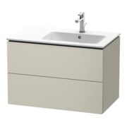Duravit Waschtischunterschrank L-Cube 82x48,1x55cm, 2 SBK, Beck. re, Tau matt