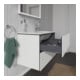 Duravit Waschtischunterschrank L-Cube 82x48,1x55cm, 2 SBK, Beck. re, we. hgl-5