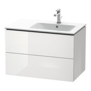 Duravit Waschtischunterschrank L-Cube 82x48,1x55cm, 2 SBK, Beck. re, we. hgl