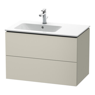 Duravit Waschtischunterschrank L-Cube 82x48,1x55cm, 2 Schub., Beck. li, Tau ma