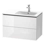 Duravit Waschtischunterschrank L-Cube 82x48,1x55cm, 2 Schubk., Beck. re, Ei sw-3