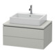 Duravit Waschtischunterschrank L-Cube 82x54,7cm, betongr ma, f Kons, 2 Schub.-1