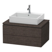 Duravit Waschtischunterschrank L-Cube 82x54,7cm, E dkl. geb., f Kons, 2 Schub.