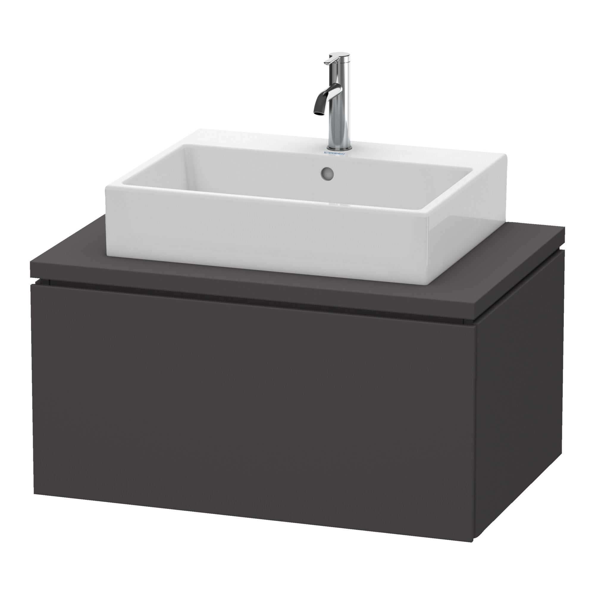 Duravit Waschtischunterschrank L-Cube 82x54,7cm, graph matt, f Kons, 1 Auszug