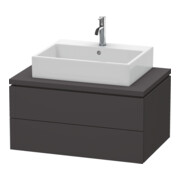 Duravit Waschtischunterschrank L-Cube 82x54,7cm, graph matt, f Kons, 2 Schub.