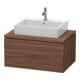 Duravit Waschtischunterschrank L-Cube 82x54,7cm, Nussb dkl., f Kons, 2 Schub.-1