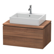 Duravit Waschtischunterschrank L-Cube 82x54,7cm, Nussb Nat, f Kons, 2 Schub.