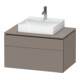 Duravit Waschtischunterschrank L-Cube 82x55cm, ba m, 1 Schubk., 1 Ausz., wandhängend-1