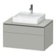 Duravit Waschtischunterschrank L-Cube 82x55cm, bg m, 1 Schubk., 1 Ausz., wandhängend-1