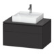Duravit Waschtischunterschrank L-Cube 82x55cm, gra m, 1 Kast, 1 Ausz., wandhängend-1