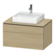 Duravit Waschtischunterschrank L-Cube 82x55cm, med. E, 1 Kast, 1 Ausz., wandhängend-1