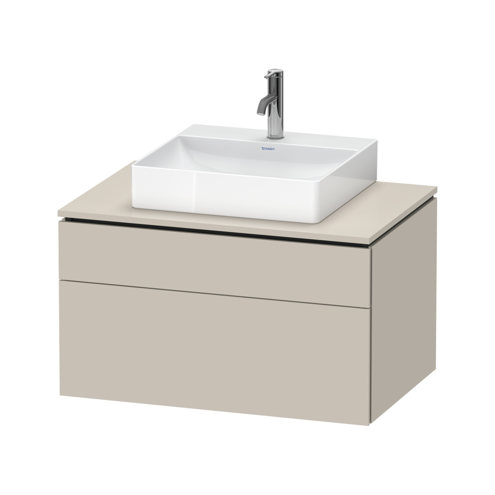 Duravit Waschtischunterschrank L-Cube 82x55cm, T m, 1 Schubk., 1 Ausz., wandhängend