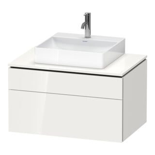 Duravit Waschtischunterschrank L-Cube 82x55cm, w g, 1 Schubk., 1 Ausz., wandhängend