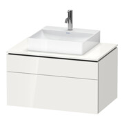 Duravit Waschtischunterschrank L-Cube 82x55cm, w g, 1 Schubk., 1 Ausz., wandhängend