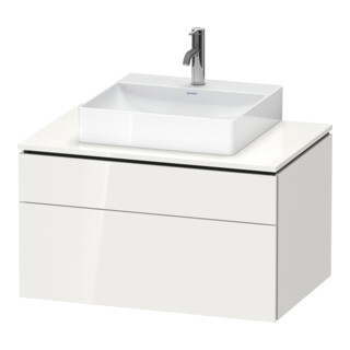 Duravit Waschtischunterschrank L-Cube 82x55cm, w g, 1 Schubk., 1 Ausz., wandhängend