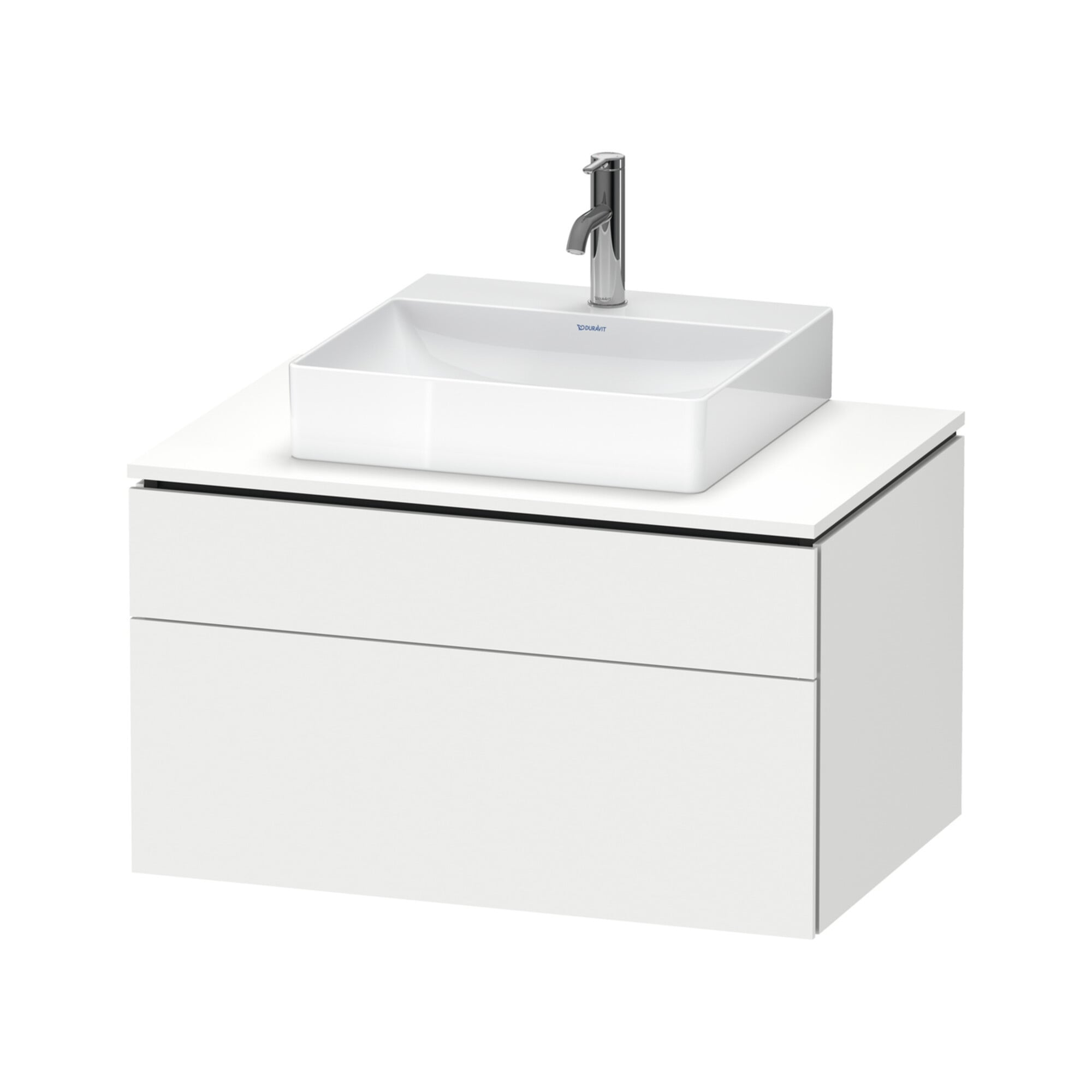 Duravit Waschtischunterschrank L-Cube 82x55cm, w ma, 1 Schubk., 1 Ausz., wandhängend