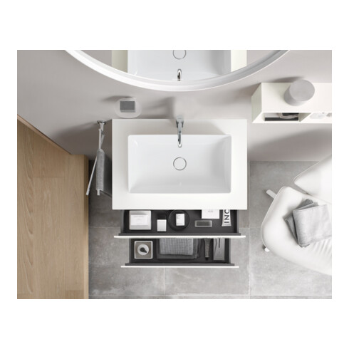 Duravit Waschtischunterschrank L-Cube 82x55cm, w ma, 1 Schubk., 1 Ausz., wandhängend