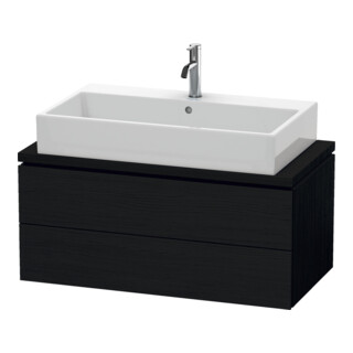 Duravit Waschtischunterschrank L-Cube 92x47,7cm, Ei sw, f Kons, 2 Schubkästen