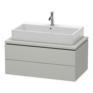 Duravit Waschtischunterschrank L-Cube 92x54,7cm, betongr ma, f Kons, 2 Schub.