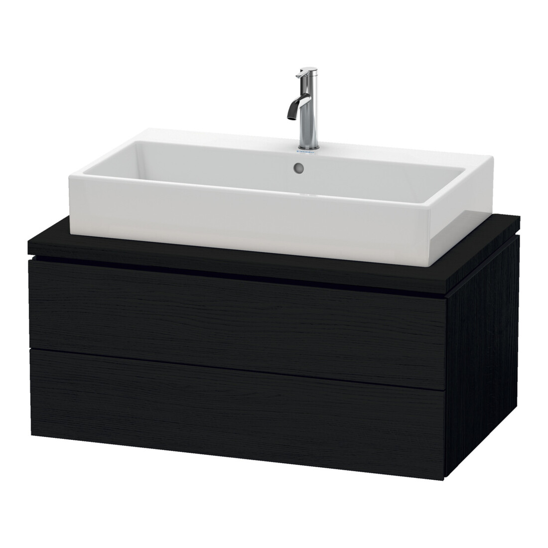 Duravit Waschtischunterschrank L-Cube 92x54,7cm, Ei sw, f Kons, 2 Schubkästen