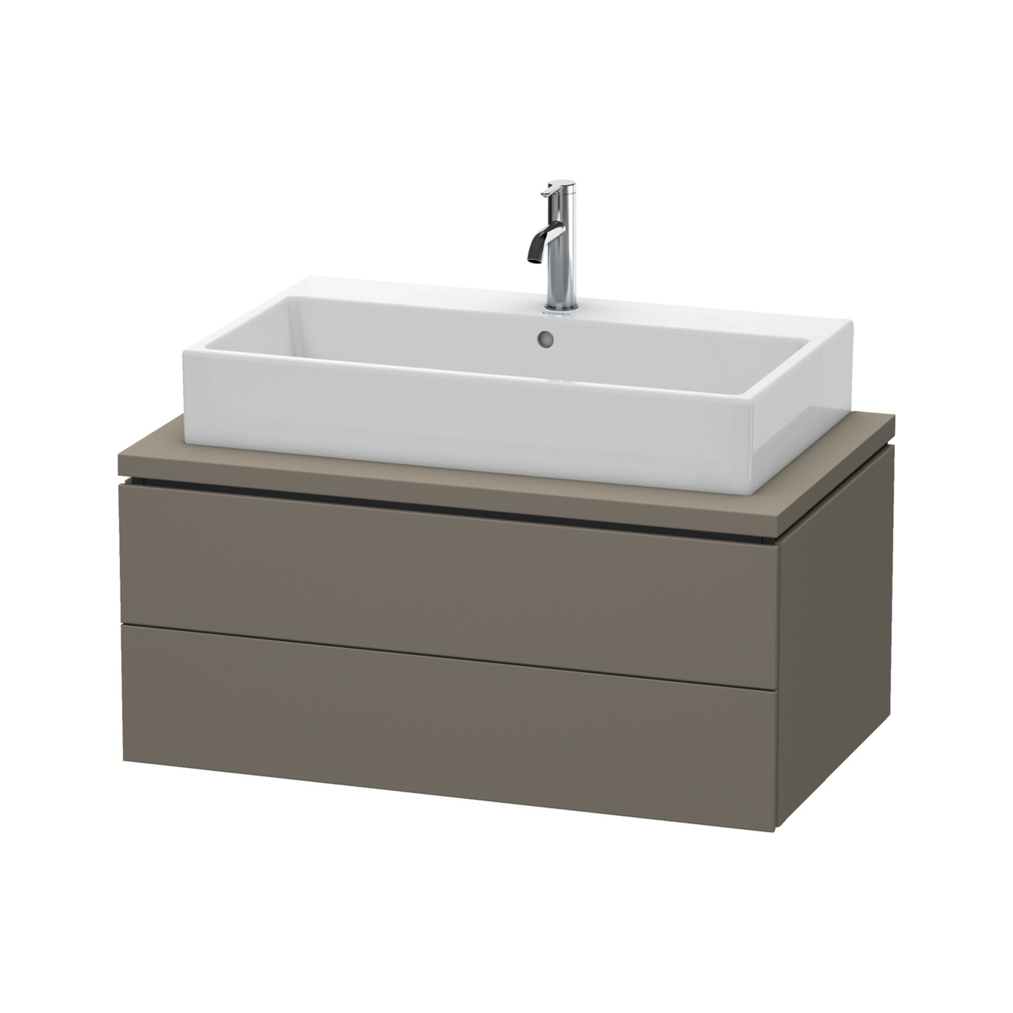 Duravit Waschtischunterschrank L-Cube 92x54,7cm, f Gr s-matt, f Kons, 2 Schub.