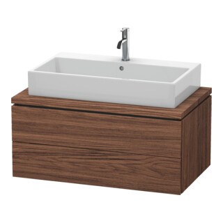 Duravit Waschtischunterschrank L-Cube 92x54,7cm, Nussb dkl., f Kons, 2 Schub.