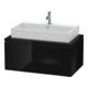 Duravit Waschtischunterschrank L-Cube 92x54,7cm, sw hgl, für Konsole, 1 Auszug-1