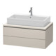 Duravit Waschtischunterschrank L-Cube 92x54,7cm, Tau ma, f Kons, 2 Schubkästen-1