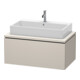 Duravit Waschtischunterschrank L-Cube 92x54,7cm, Tau matt, f Konsole, 1 Auszug-1