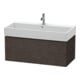 Duravit Waschtischunterschrank L-Cube 98,4x 45,9cm, E d geb., 1 Ausz., wandhängend-1