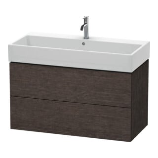 Duravit Waschtischunterschrank L-Cube 98,4x 45,9cm, E d geb., 2 Schub., wandhängend