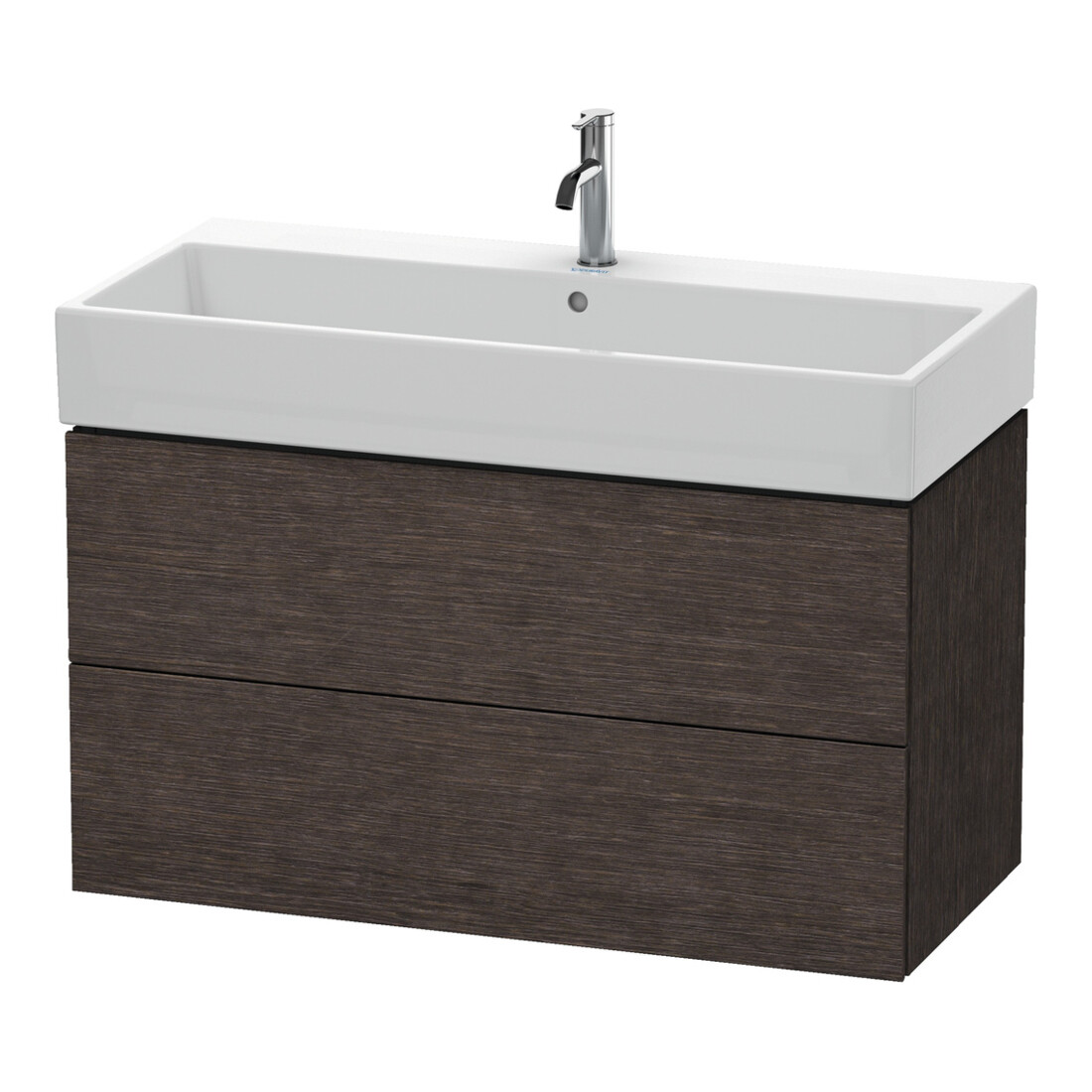 Duravit Waschtischunterschrank L-Cube 98,4x 45,9cm, E d geb., 2 Schub., wandhängend