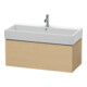 Duravit Waschtischunterschrank L-Cube 98,4x 45,9cm, Ei Nat, 1 Ausz., wandhängend-1