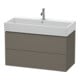 Duravit Waschtischunterschrank L-Cube 98,4x 45,9cm, f G m, 2 Schub., wandhängend-1
