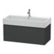 Duravit Waschtischunterschrank L-Cube 98,4x 45,9cm, graph ma, 1 Ausz., wandhängend-1