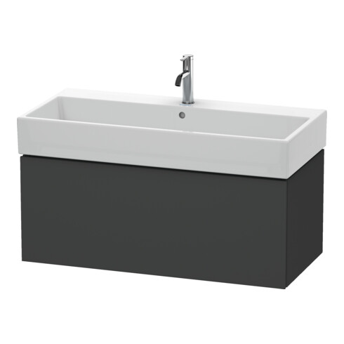Duravit Waschtischunterschrank L-Cube 98,4x 45,9cm, graph ma, 1 Ausz., wandhängend