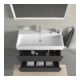 Duravit Waschtischunterschrank L-Cube 98,4x 45,9cm, graph ma, 2 Schub., wandhängend-4